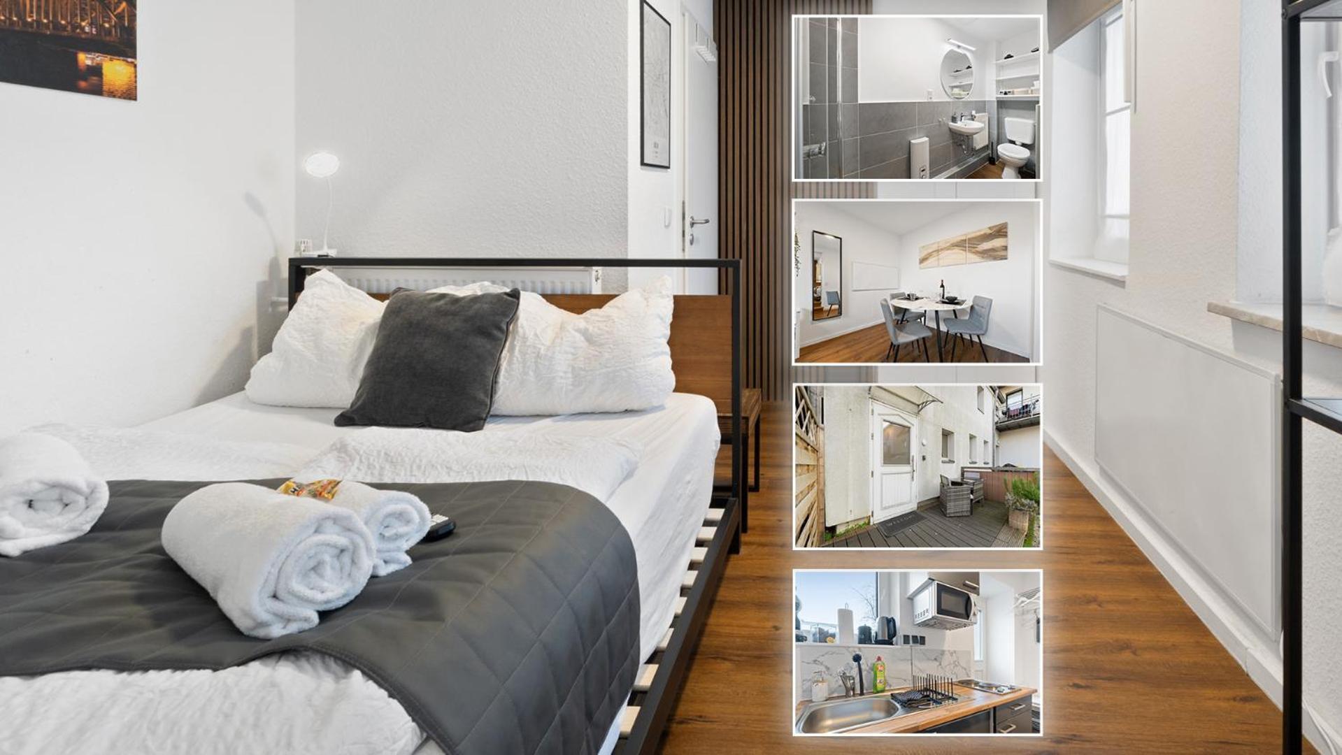 Modernes Apartement Am Rhein In Ruhiger Lage Кёльн Экстерьер фото